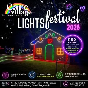 Care Village Lights Festival - Friday 4 Dec 2026 - Ages 3+